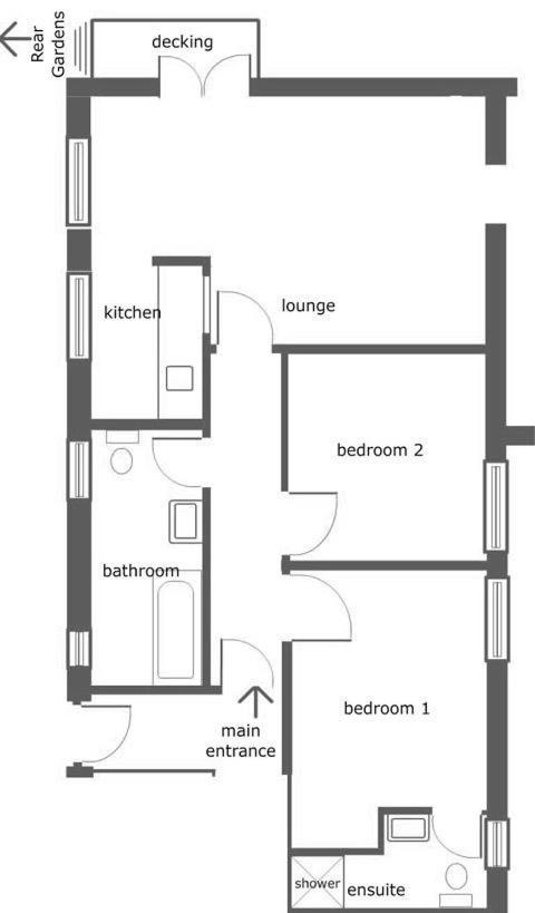 Goodrington Lodge Holiday Apartments 佩恩顿 外观 照片